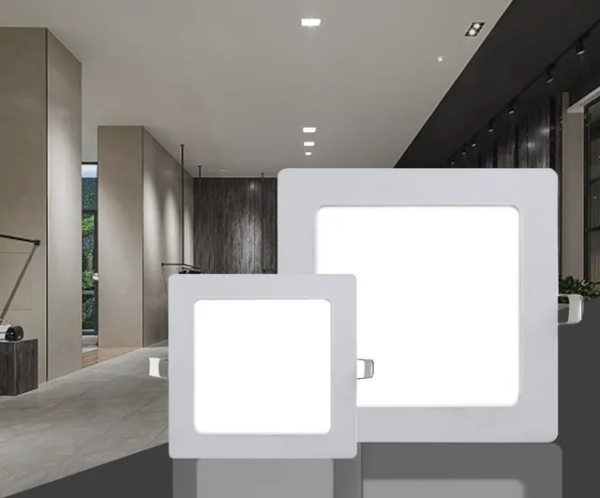 Spot LED encastrable 24W carre 295mm extra plat Lumière blanche 6500k LSPL24WC