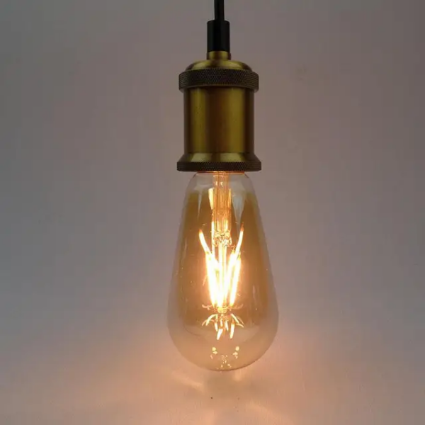 Lampe filament ST64 base E27 4W Lumière Jaune 3000k