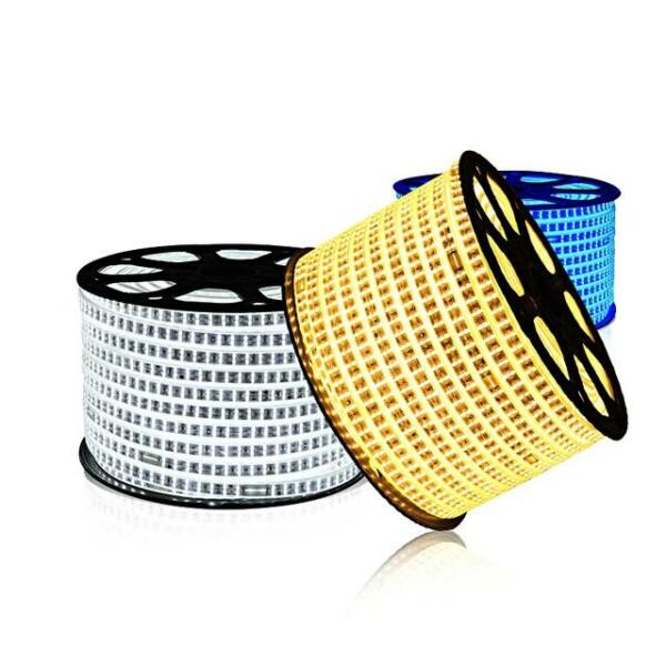 Rouleau tube light guirlande 6mm 4040 100 mètre couleur jaune