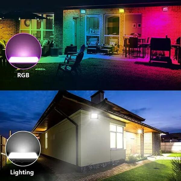 Projecteur LED RGB Multi couleurs 50W avec commande