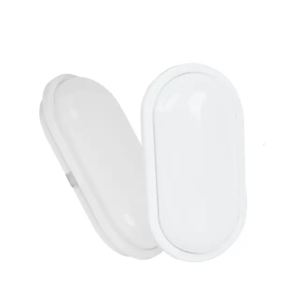 Applique mural & plafond LED ovale blanc IP65 24W 7000k