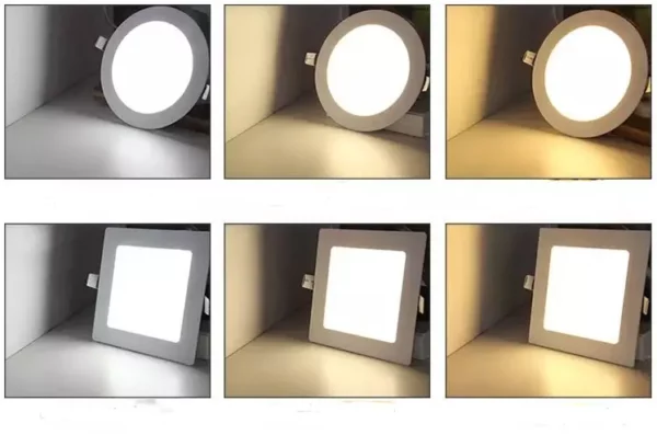 Spot LED encastrable 3W carre 85mm extra plat Lumière blanche 6500K LSPL3WC