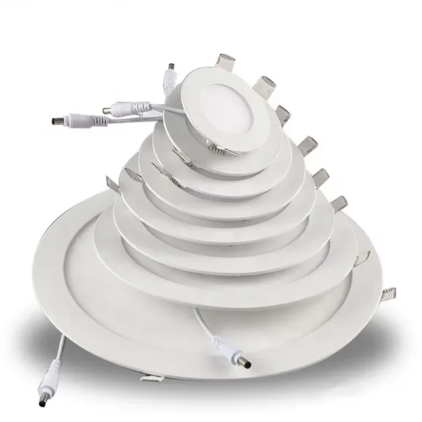 Spot LED encastrable 24W rond ∅295mm extra plat Lumière blanche 6500K LSPL24WR