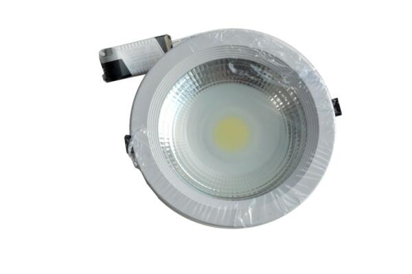 Spot LED encastrable downlight cob 30W ∅220mm Lumière blanche (6500k)