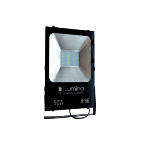 Projecteur LED SMD 50W noir Lumière blanche (6500k)