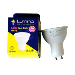 Lampe spot LED GU10 5W Lumière blanche (6500k) A Reflecteur