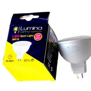 Lampe spot LED GU5 3 6W Lumière blanche (6500k)