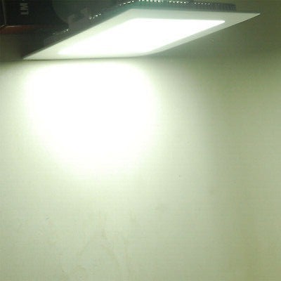Spot LED encastrable 12W carre 170mm extra plat Lumière blanche (6500k)