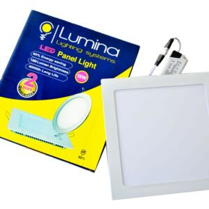 Spot LED encastrable 18W carre 223mm extra plat Lumière Naturelle (4000k)