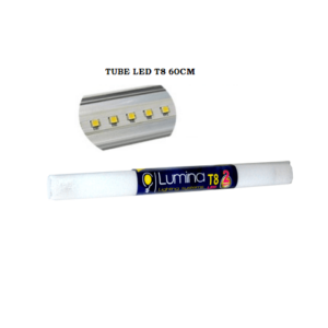 TUBE led EN VERRE T8 9W 60cm Lumière Blanche 6500k 800lm