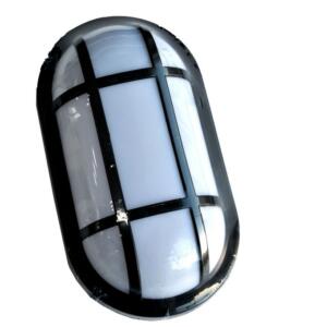 Applique murale/plafond LED oval noir IP54 20W Lumière blanche (7000k)