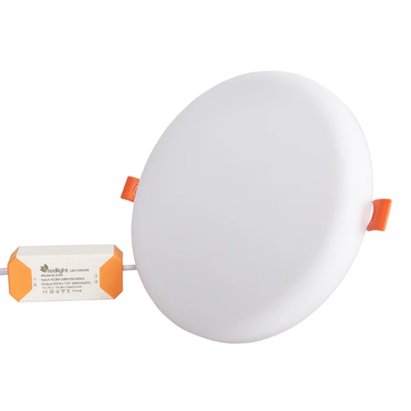 Spot LED encastrable 3D 24W ∅170mm rond Lumière blanche 6500K