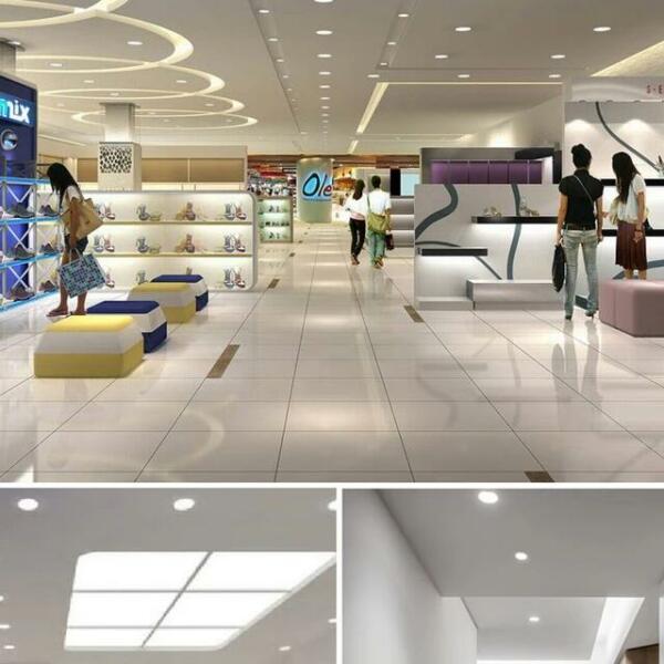 Spot LED encastrable 3D 18W 120mm Rond Lumière blanche 6500K