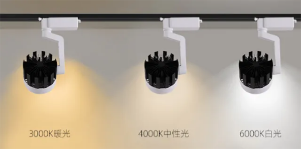 Projecteur sur rail LED blanc 30W Lumière blanche 6500K LTRLZX-3009WH-30W