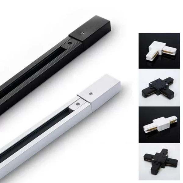Rail de projecteur plafond 2M Noir TRACK2M