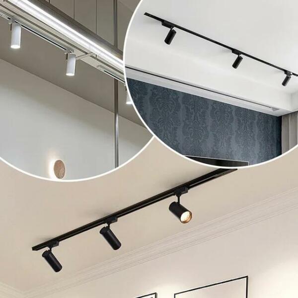 Rail de projecteur plafond 2M Noir TRACK2M
