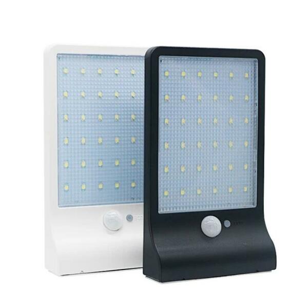 Applique murale solaire Led plate 6011 noir