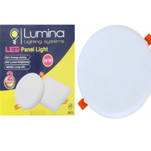 Spot LED encastrable 3D 24W ∅170mm rond Lumière blanche (6500k)