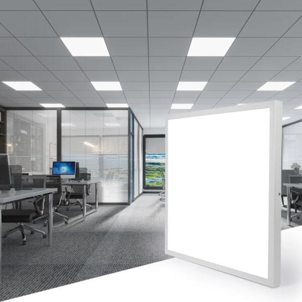 Dalle carre LED avec cadre apparent 48W 59,5cm*59,5cm Lumière Blanche 6500K