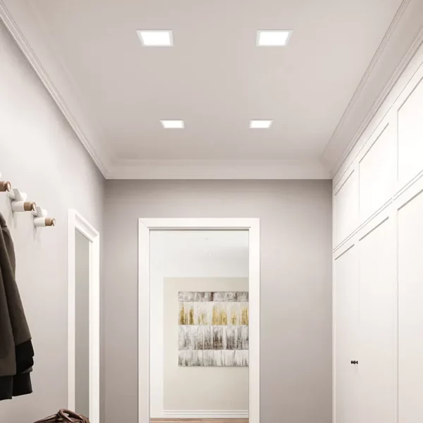 Spot LED encastrable 6W rond ∅120mm extra plat Lumière blanche 6500K LSPL6WR