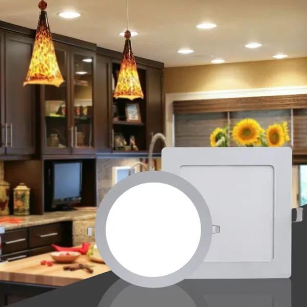 Spot LED encastrable 18W rond ∅223mm extra plat Lumière blanche 6500K LSPL18WR