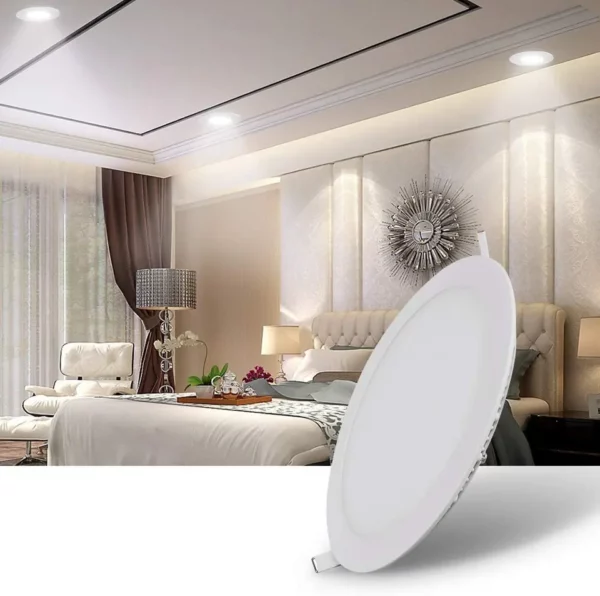 Spot LED encastrable 3W rond ∅85mm extra plat Lumière Blanche 6500K LSPL3WR