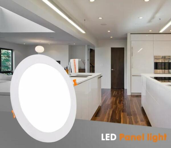 Spot LED encastrable 6W rond ∅120mm extra plat Lumière blanche 6500K LSPL6WR