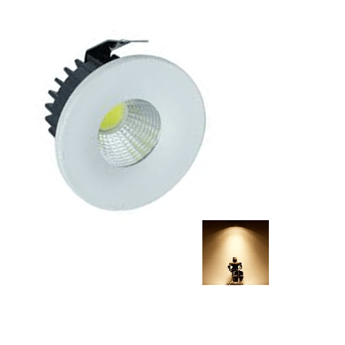 Spot niche LED encastrable 3W rond ∅48mm R301 Lumière Jaune (3000k)