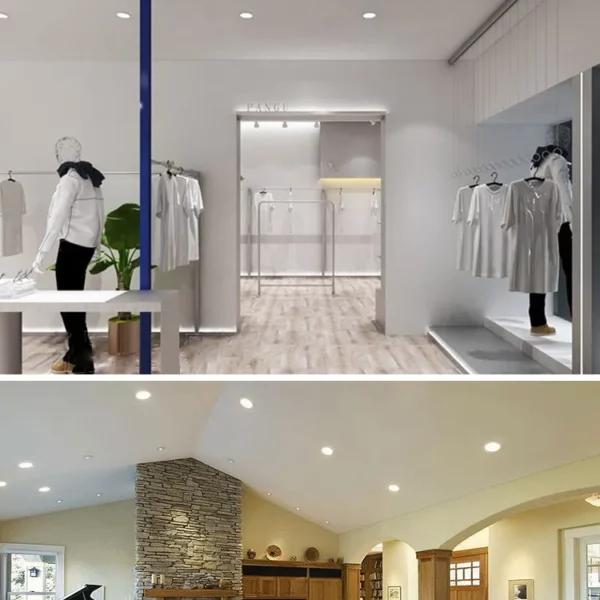 Spot LED encastrable 18W rond ∅223mm extra plat Lumière blanche 6500K LSPL18WR