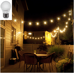 Lampe sphérique LED G45 base E27 6W Lumière Jaune (3000k)