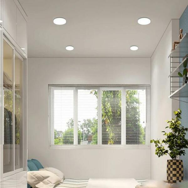 Spot LED Encastrable 3D Réglable 15W Rond Lumière Blanche 6500K