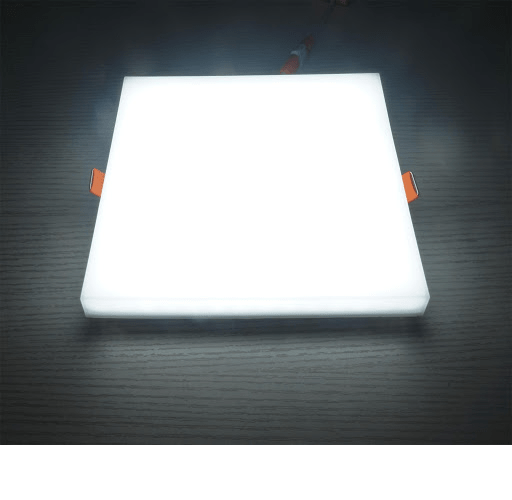 Spot LED Encastrable 3D Réglable 22W Carré Sans Cadre Lumière Blanche (6500K)