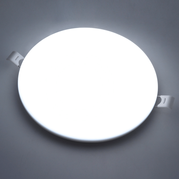 Spot LED Encastrable 3D Réglable 22W Rond cadre lumière blanche (6500K)
