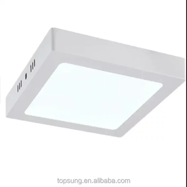 Spot LED Apparent 18W Carré 205mm lumière blanche 6500K