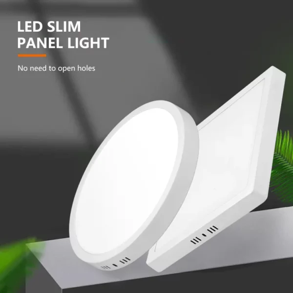 Spot LED Apparent 18W Carré 205mm lumière blanche 6500K