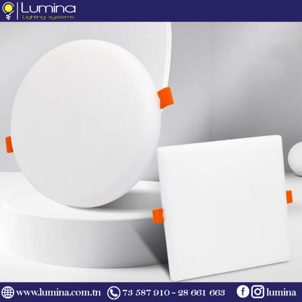 Spot LED Encastrable 3D Réglable 10W Carré Lumière Blanche 6500K