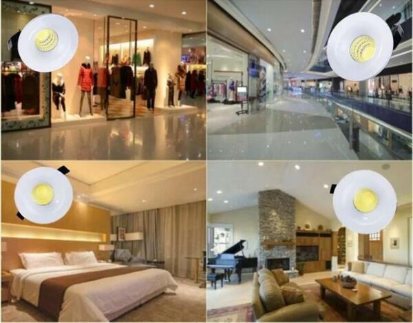 Spot Niche LED Rond Encastrable 3W Lumière Blanche 6500K HL-R328