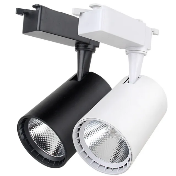 Projecteur Sur Rail LED 30W Blanc Lumière du jour 4000K LTRLZX-307WH-30W