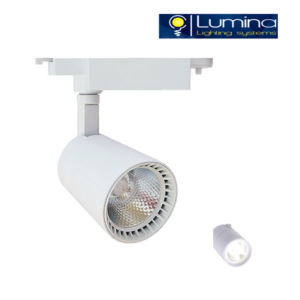 Projecteur LED Sur Rail 30W Blanc Lumière Blanche (6500K) LUMINA