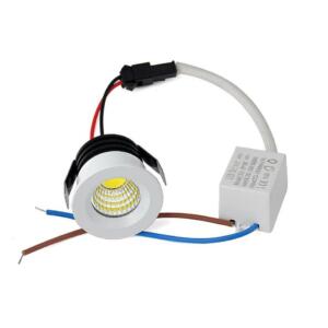 Spot Niche LED Rond Encastrable 3W Lumière Jaune (3000K)