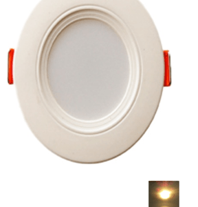 Spot LED Encastrable 3W Rond Down Light SMD Lumière Jaune (3000k)