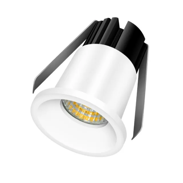 Spot Niche LED Rond Blanc Encastrable 3W Ø34 Lumière Blanche 6500K HL-R322