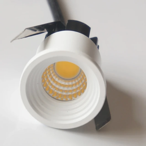 Spot Niche LED Rond Blanc Encastrable 3W Ø34 Lumière Blanche 6500K HL-R322