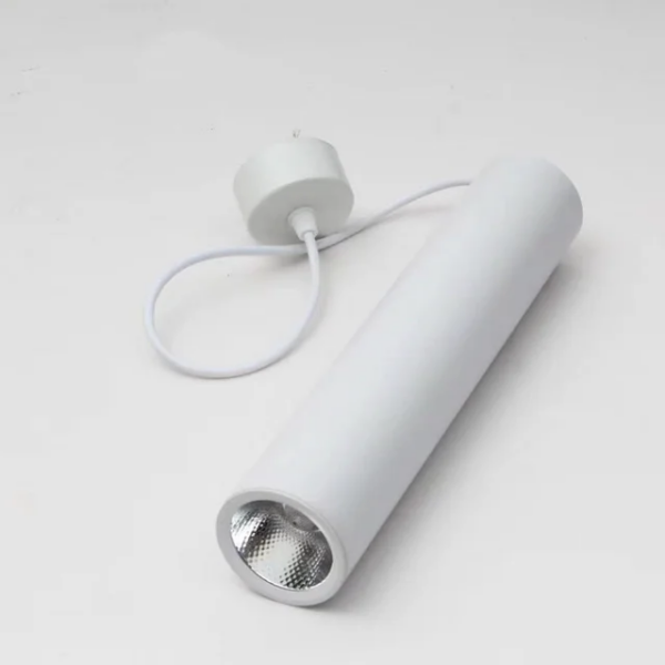 Suspension LED BLANC 10W Taille 400mm Ø55 Lumière du jour 4000K ZX11-10W