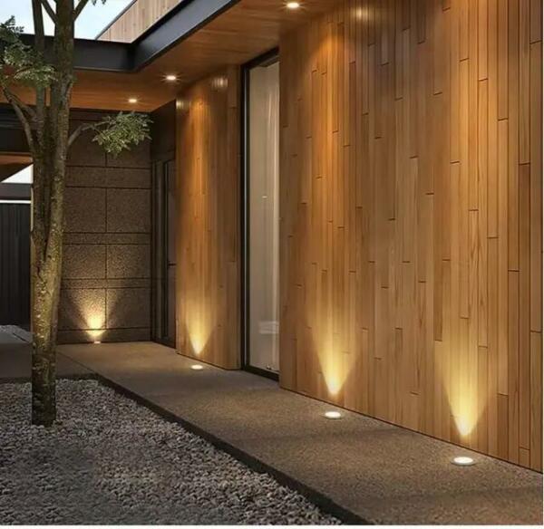 Spot Encastré Au Sol LED 3W COB IP67 3000K Lumière Jaune