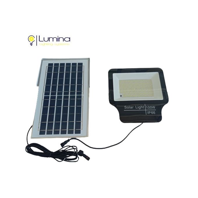 Projecteur solaire 100 LED avec capteur de mouvement