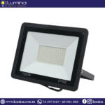 Projecteur Led slim SMD 100W noir Lumière blanche 6500k LFL155-100W
