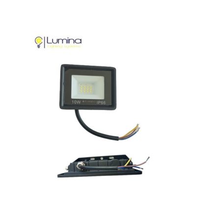 Projecteur LED SLIM SMD 10W noir 155 Lumière blanche 6500k