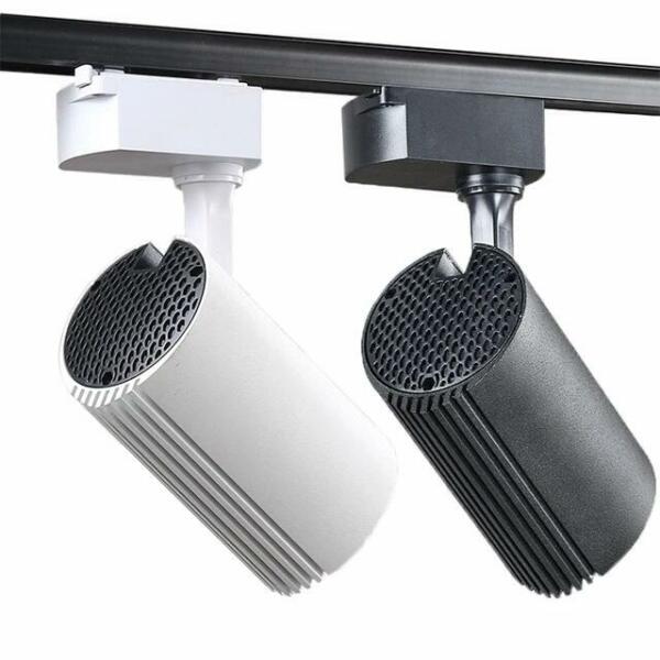 Projecteur sur rail LED Blanc 30W Lumière blanche 6500K LTRLZX-057WH-30W