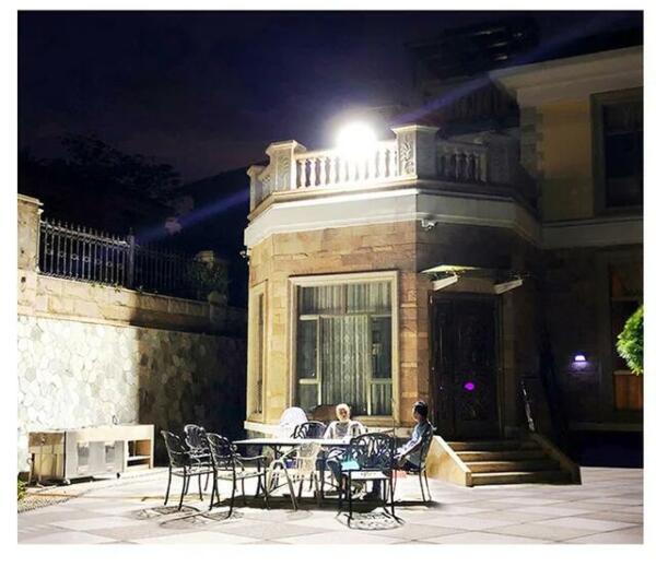 Projecteur Led Avec Panneau Solaire 100W Lumière Blanche SL-8001-100W